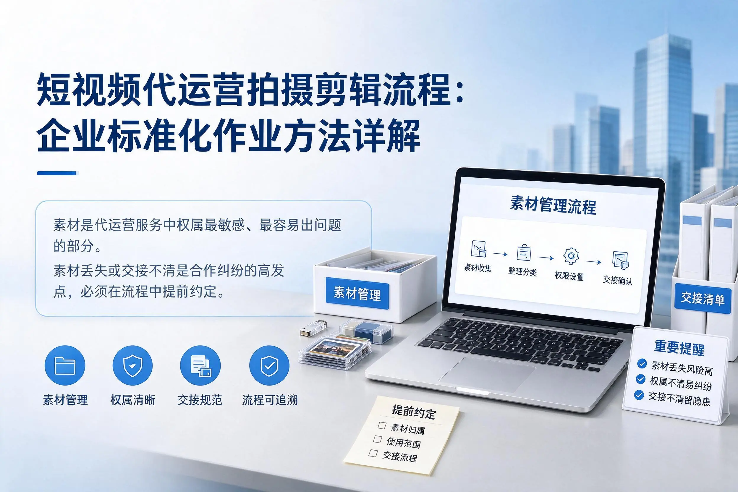 短视频代运营拍摄剪辑流程：泸州企业标准化作业方法详解