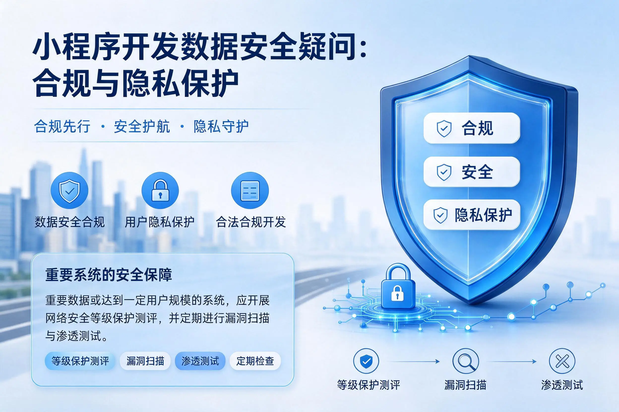 泸州小程序开发数据安全疑问：合规与隐私保护