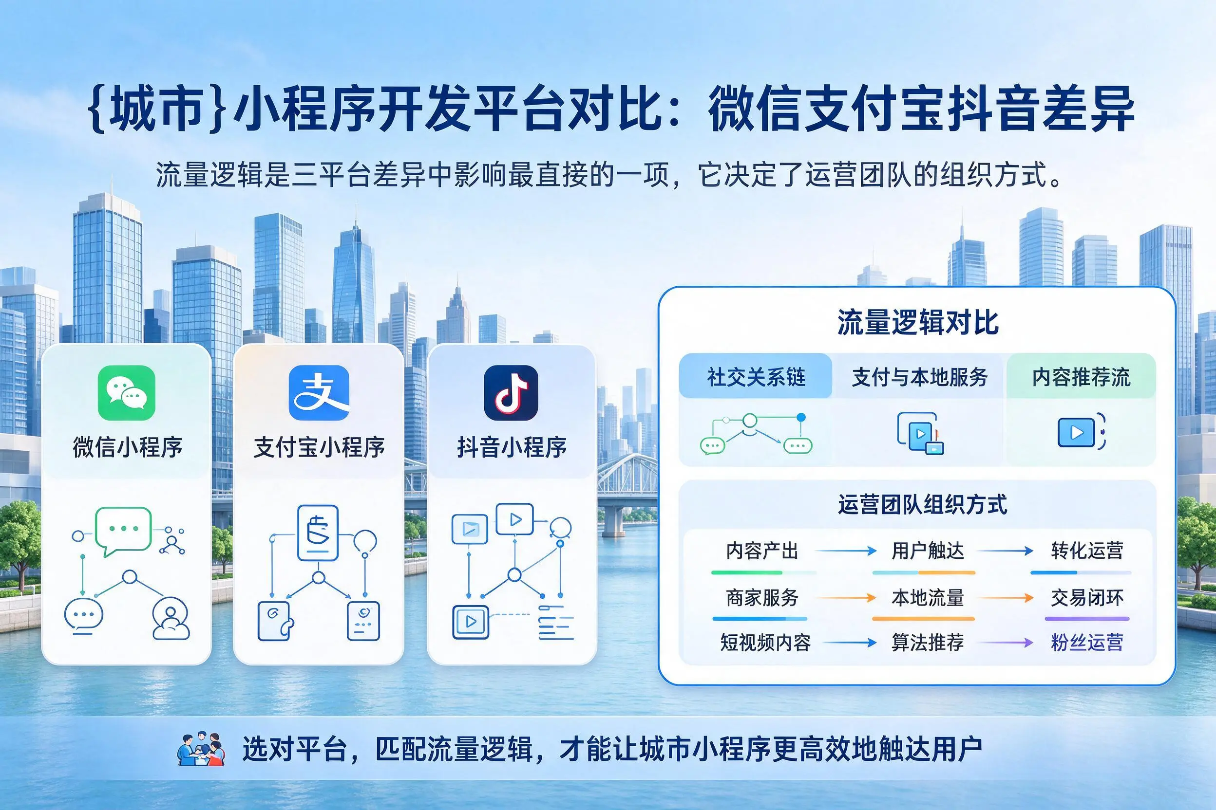 泸州小程序开发平台对比:微信支付宝抖音差异