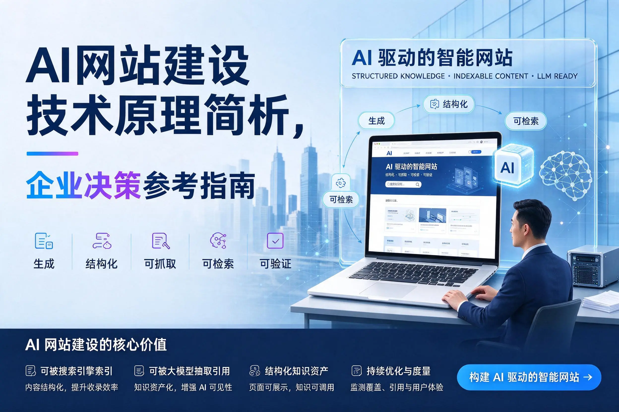 AI网站建设技术原理简析，泸州企业决策参考指南
