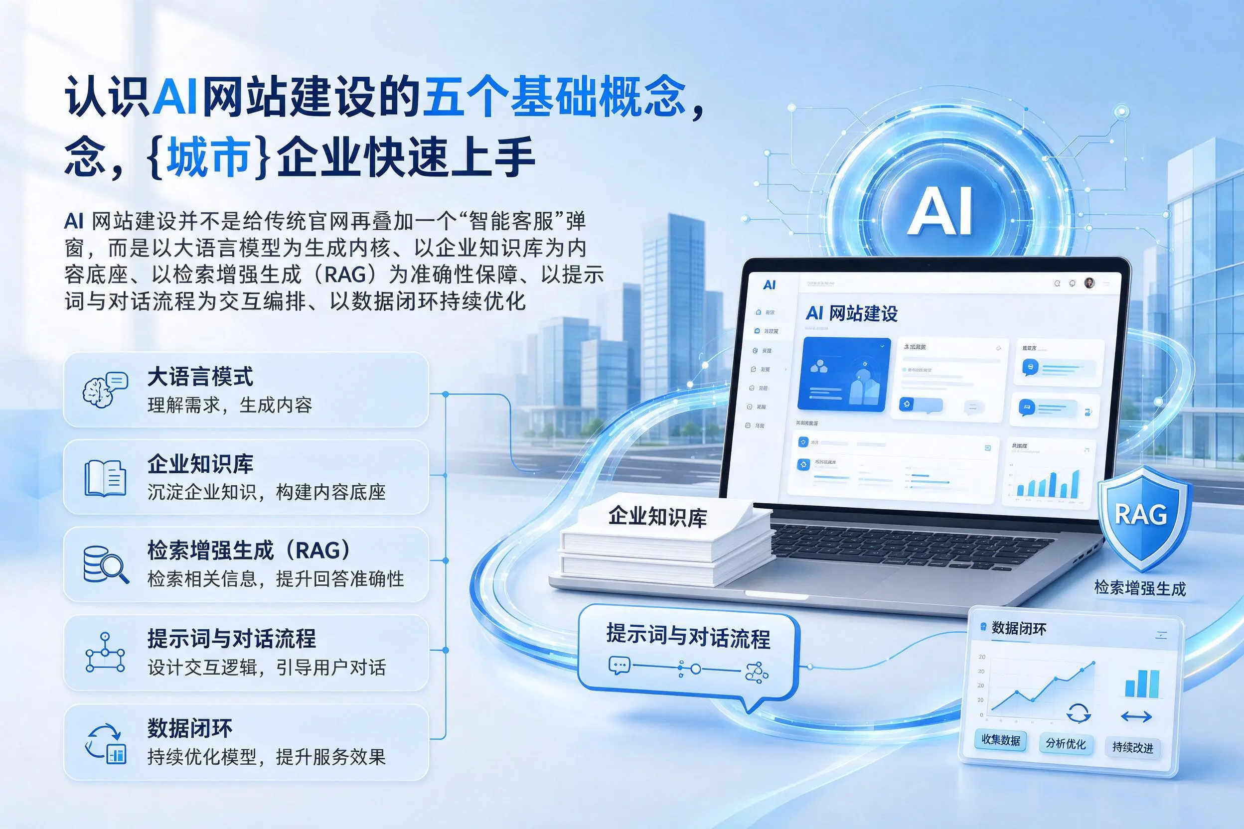 认识AI网站建设的五个基础概念，泸州企业快速上手