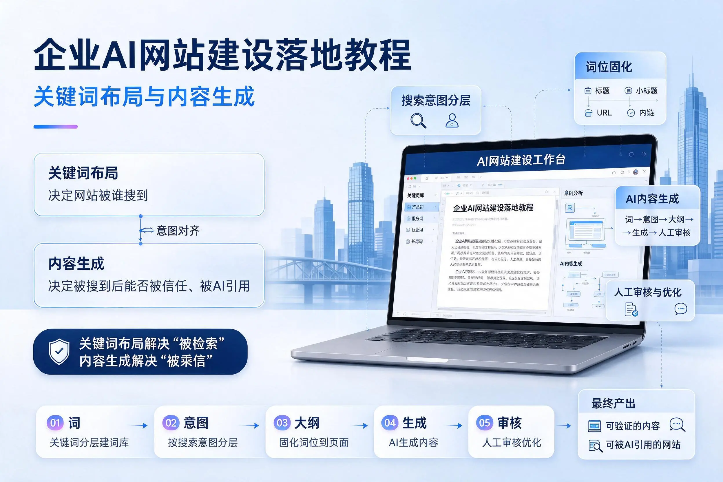 泸州企业AI网站建设落地教程:关键词布局与内容生成