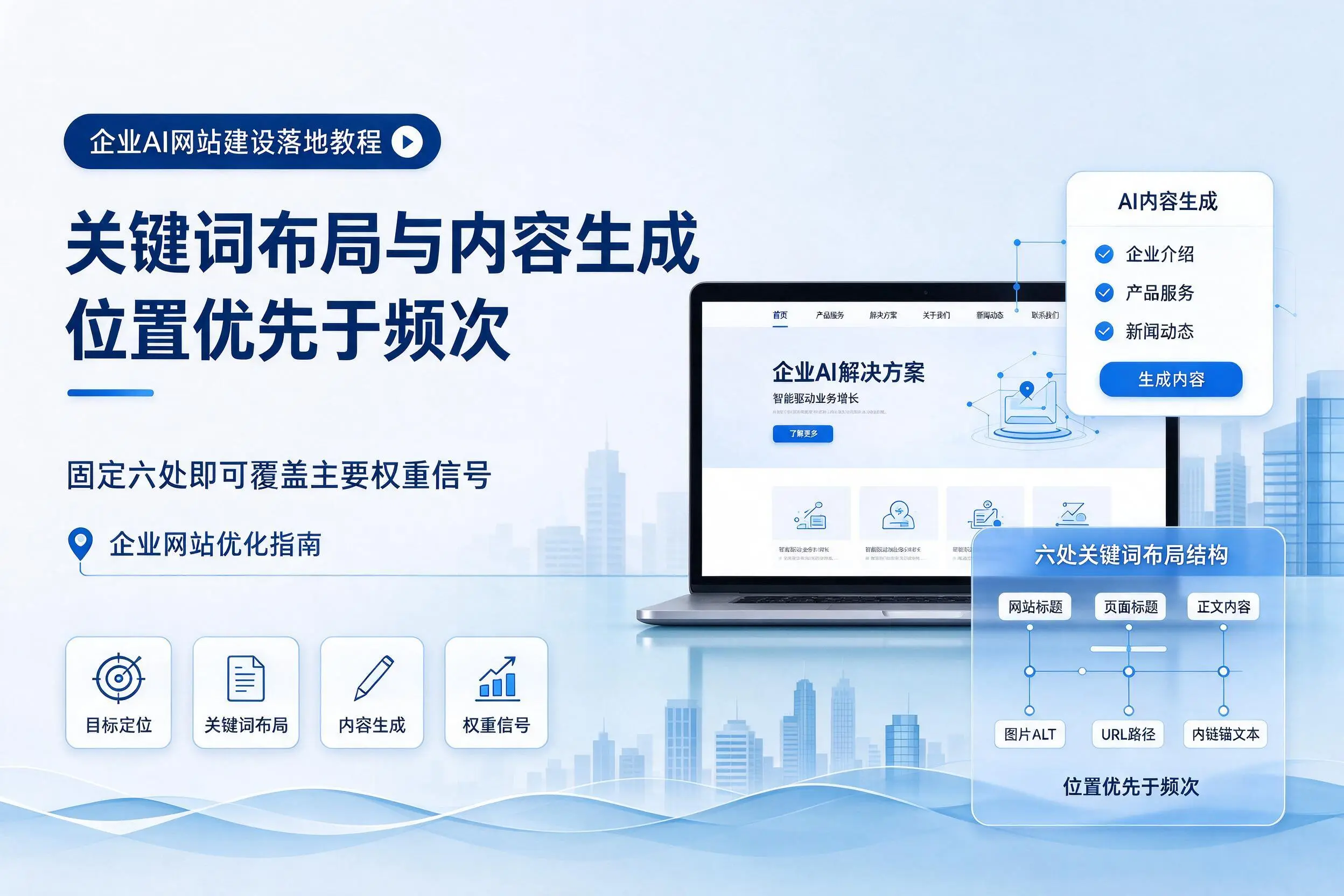 泸州企业AI网站建设落地教程:关键词布局与内容生成